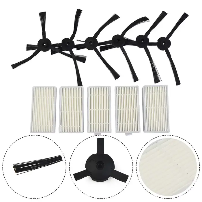 Filtres à brosse latérale pour aspirateur robot Lidl Silver-Crest SSR 3000 A1
