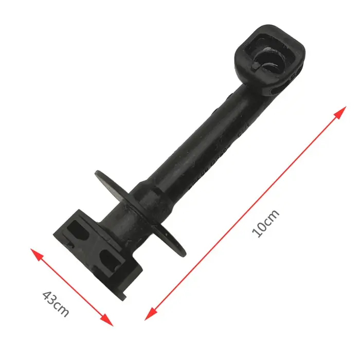 Tuyau de sortie coudé avec pince pour nettoyeur haute pression Karcher 4.064-069.3 HD4 K4