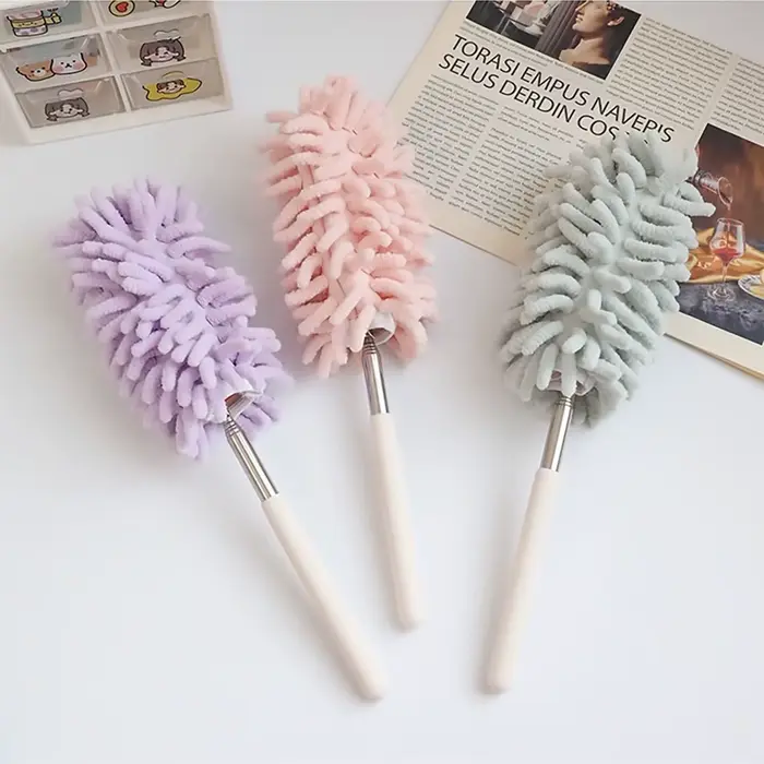 1 brosse anti-poussière antistatique rétractable