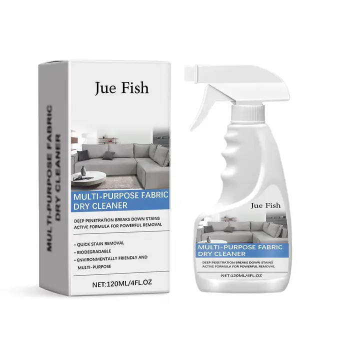 Nettoyeur à sec pour tissus, 120ml, efficace, élimine les taches, formule douce, décontamination san