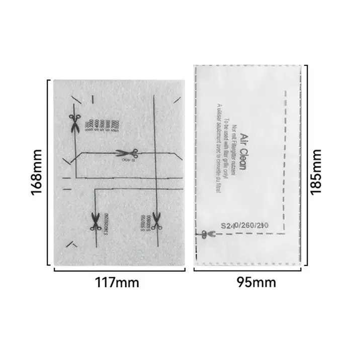 1 ensemble de sacs à poussière AirClean pour Miele Type GN