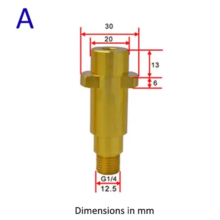 Adaptateur de Lance à Baïonnette pour Nettoyeur à Haute Pression, Pistolet à Mousse, Connecteur de B