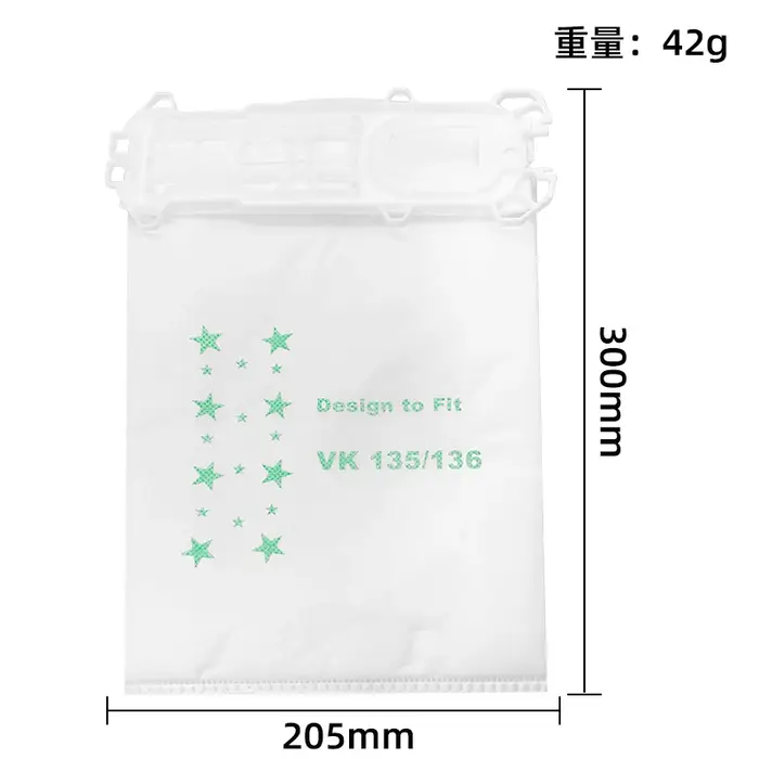 Sac à poussière pour aspirateur Vorwerk Kobold VK135 /136
