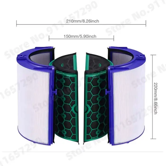 Filtre à charbon pour Dyson TP04 HP04 DP04 TP05 HP05