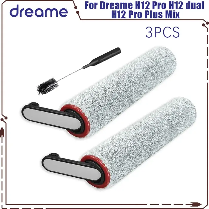 Dreame H12 Pro / H12Plus / H12Pro Plus Mix/H12 double aspirateur sec et humide pièces de rechange rouleau couvercle