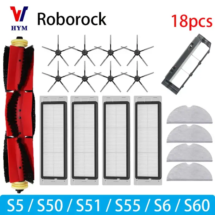 Accessoires pour aspirateur Roborock S5 S50 S51 S55 S6 S60 S6