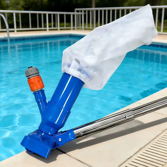 Tête d'aspirateur de piscine avec brosse et kit de nettoyage pour filtre