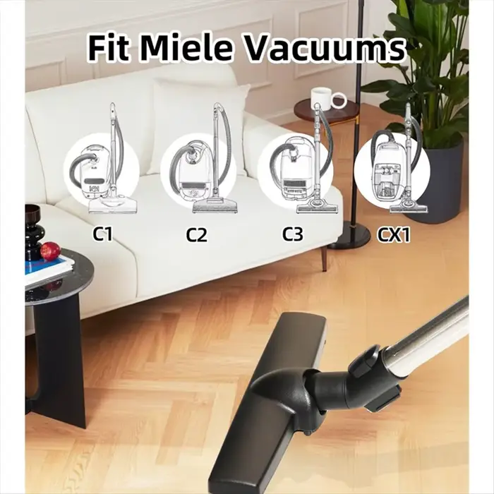 * Tête de sol en crin de cheval AA60I pour aspirateurs Miele