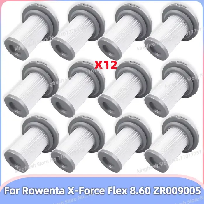 Compatible avec Rowenta X-Force Flex 8.60 ZR009005 Pièces de rechange pour aspirateur sans fil Filtre HEPA Accessoires