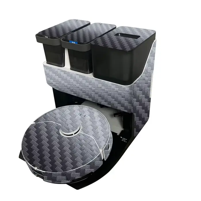 Autocollant de dessin animé mignon pour aspirateur robot Roborock S7 MaxV Ultra, pièces et accessoir
