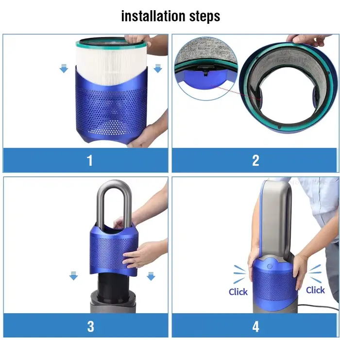 Filtre purificateur d'air pour Dyson HP00 HP01 HP02 HP03 DP01 DP03