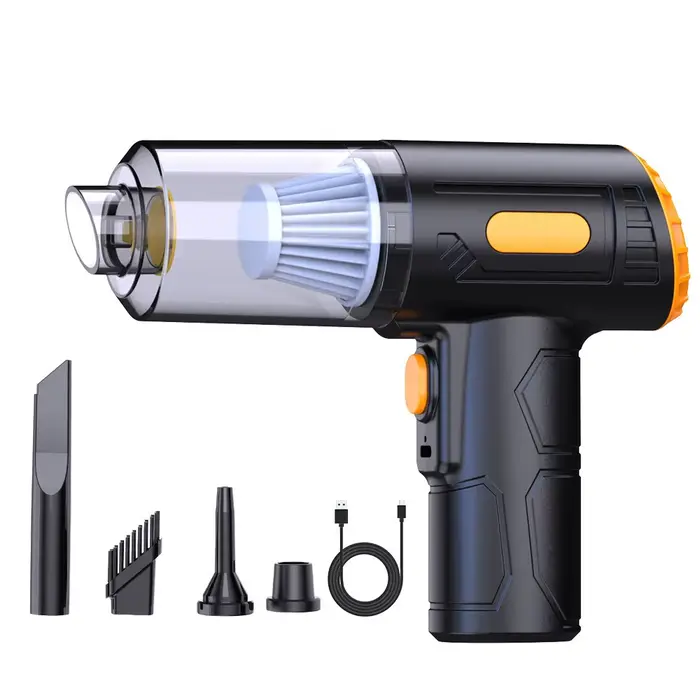 Aspirateur sans fil à aspiration puissante, Mini nettoyeur humide et sec Portable TYPE-C pour voitur