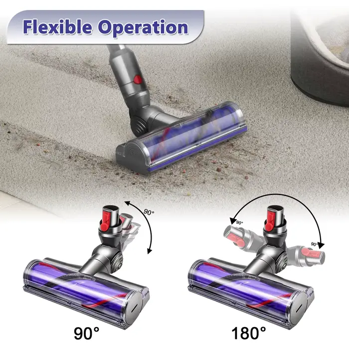 Tête de Nettoyage à Entraînement Direct pour Dyson V10 Digital Slim V12