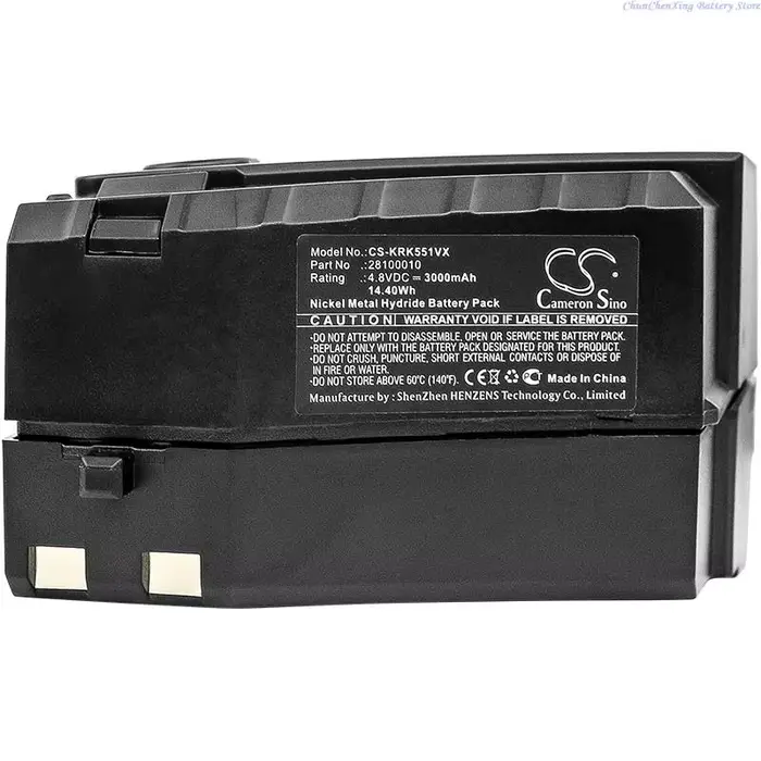 Batterie Cameron Sino 3000mAh pour balai électrique sans fil Karcher 1.258-505.0 1258-5050 K55 KC55 K 55