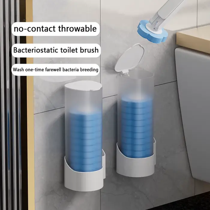 Ensemble de brosses de toilette jetables