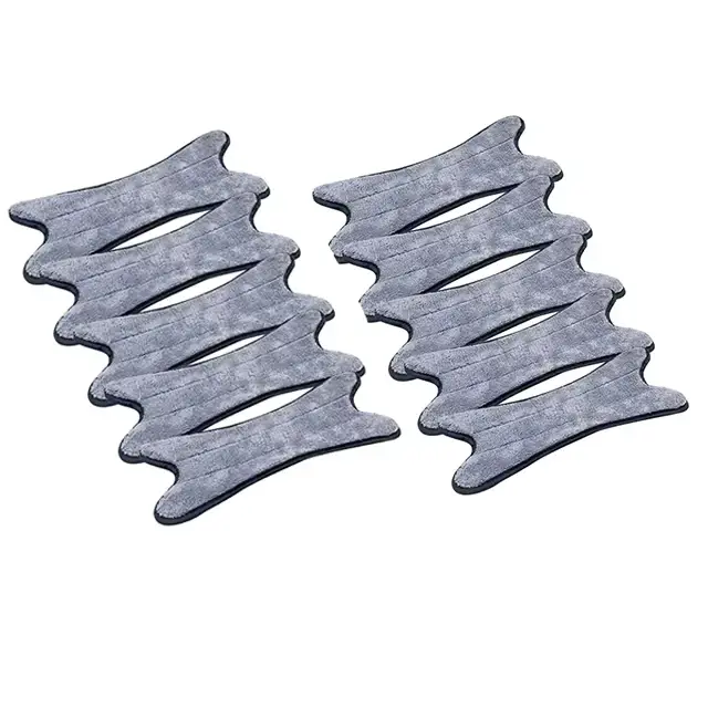 Tissu remplaçable vadrouille de sol en microfibre en forme de x