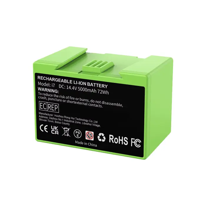 Batterie de rechange aste pour aspirateur iRobot Roomba i7, 14.4V, 5000mAh, i3, i4, i5, i6, i7, i8,