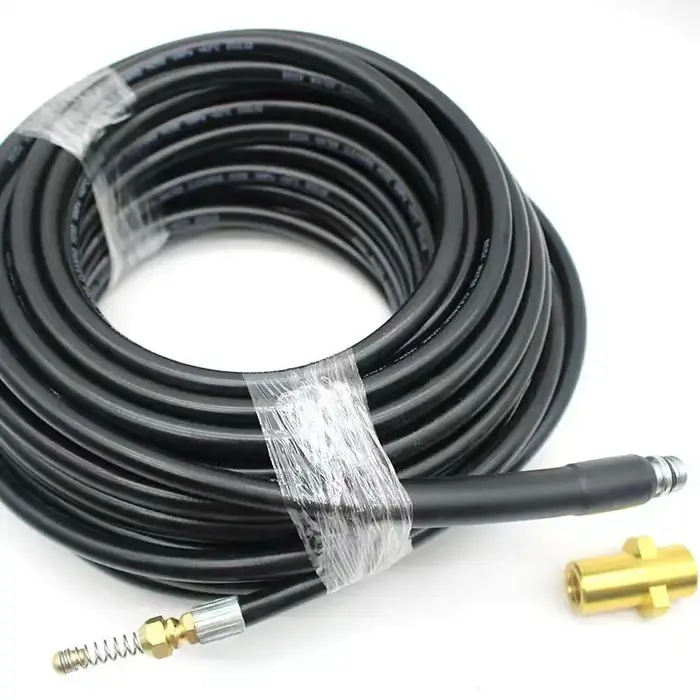 Kit de nettoyage de tuyau d'évacuation des eaux usées avec adaptateur pour nettoyeurs haute pression Karcher K2 K3 K4 K5 K6 K7, buse de lavage de voiture