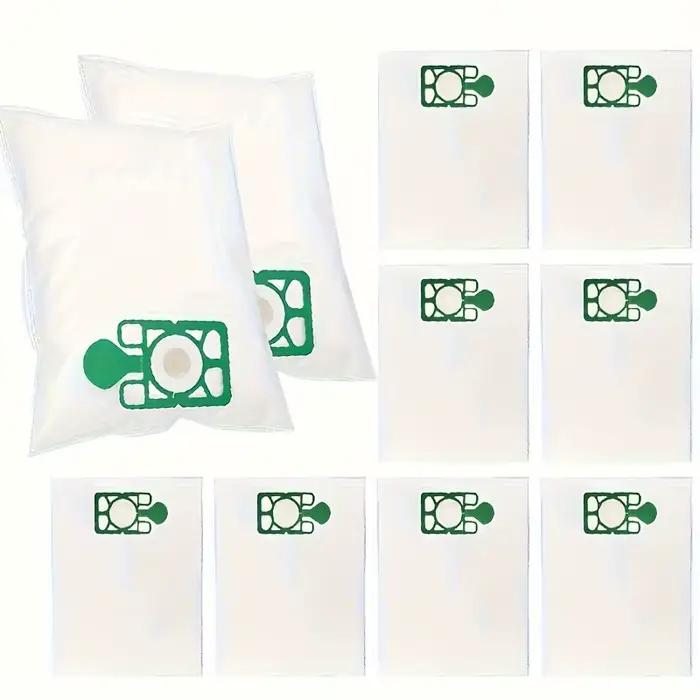 Paquet de 10 sacs à poussière en microfibre haute efficacité compatibles avec les aspirateurs Numati