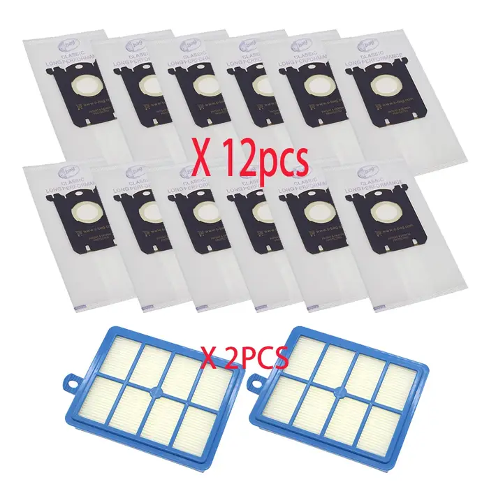 Sacs à poussière filtre Hepa de remplacement pour aspirateur Electrolux S-BAG pour Philips FC8614 FC9050 FC9056 FC9066 FC9083 sacs AEG