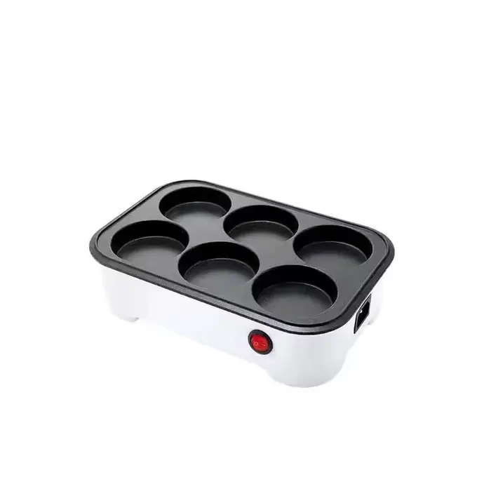 Poêle à frire électrique antiarina, rôtissoire à œufs multifonctionnelle, mini poêle à crêpes, poêle