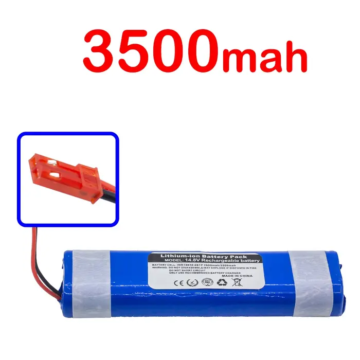 Nouvelle batterie Rechargeable pour ILIFE V3s V5s V8s DF45 DF43 V3 X3 V50 V55 V5L Pro 14.8V 3200mAh/3.5ah