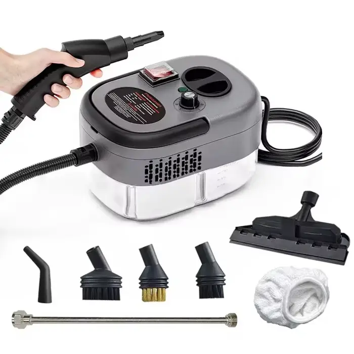 Nettoyeur vapeur portable haute pression, machine de nettoyage à haute température avec plusieurs tê