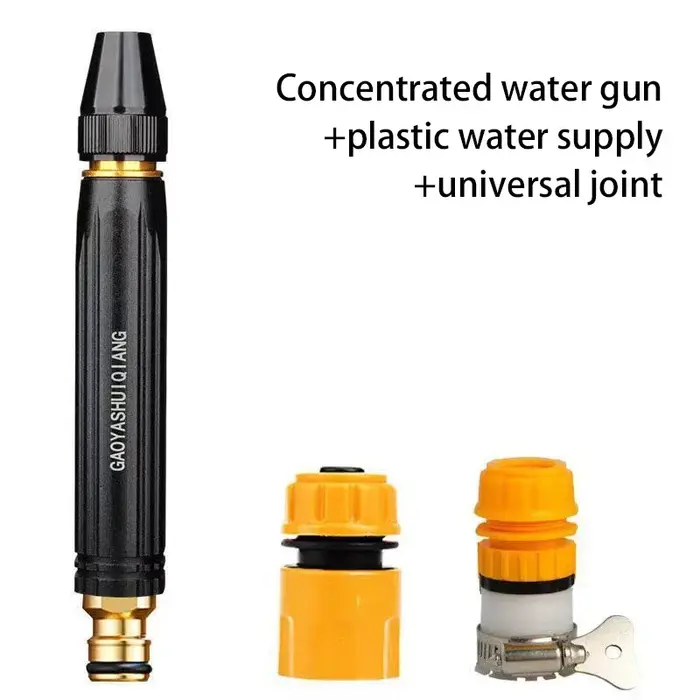 Pistolet à eau télescopique de jardin avec buse haute pression