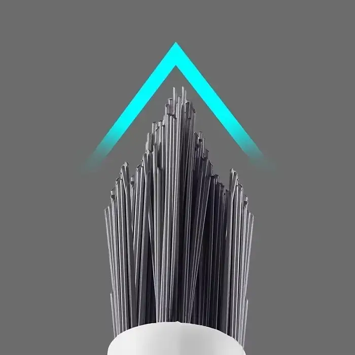 Brosse rotative robuste pour les coins et les interstices des murs