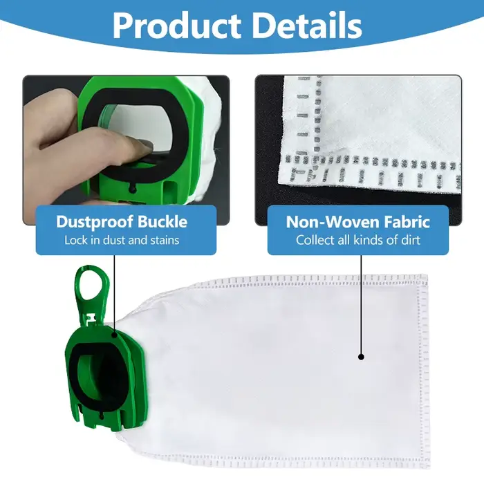 Sacs de rechange pour aspirateur sans fil Vorwerk Kobold VB100