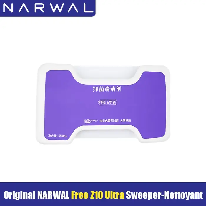Détergent pour sols Narwal original pour les robots aspirateurs et serpillères Freo Z Ultra/Freo Z10/Freo Z10 Ultra et accessoires