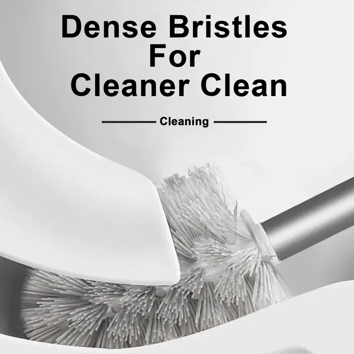 Brosse de toilette murale avec support