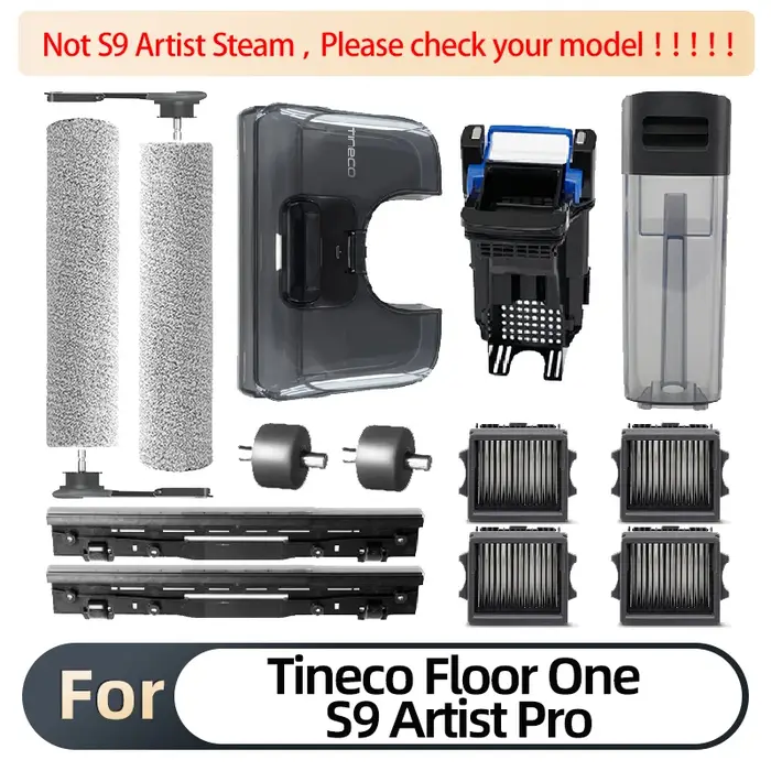 Accessoires d'origine pour aspirateur sec et humide Tineco FLOOR ONE S9 Artist Pro
