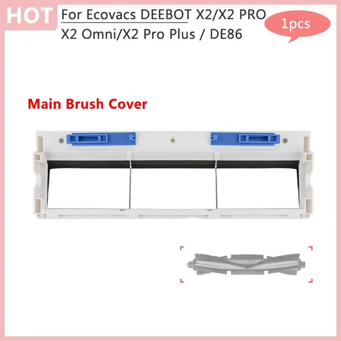 Pour Ecovacs DEEBOT X2 、X2 PRO Robot aspirateur en caoutchouc X2 Omni、X2 Pro Plus, DE86 brosse bross
