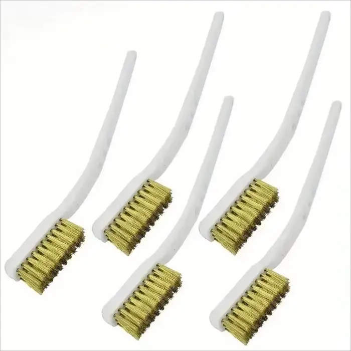 Mini jeu de brosses métalliques en laiton
