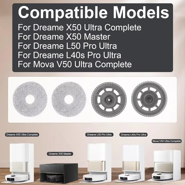 Accessoires pour robot aspirateur Dreame X50 Ultra Complete / X50 Master / L50 Pro