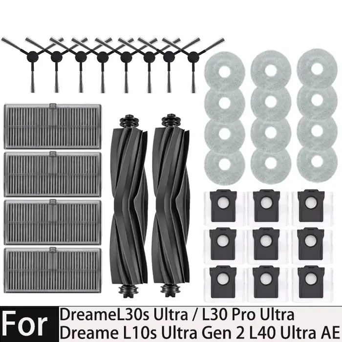 Accessoires pour aspirateur robot Dreame L10s Ultra Gen2 / L30s