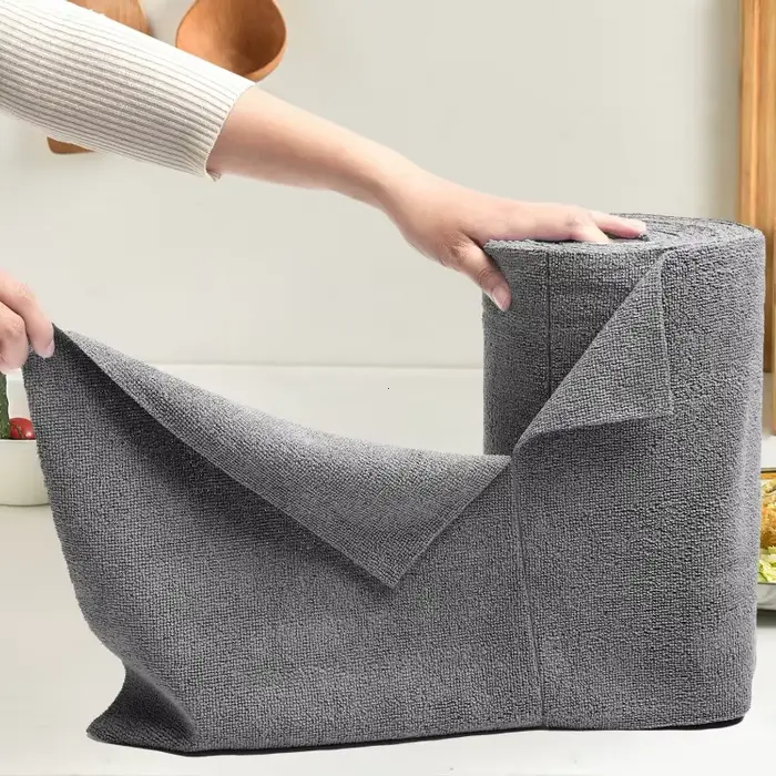 Lingettes de nettoyage réutilisables à double usage (humide et sec)