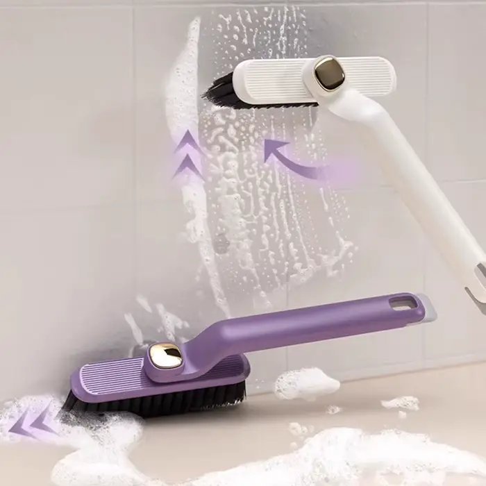 Brosse rotative de nettoyage de fentes en forme de V