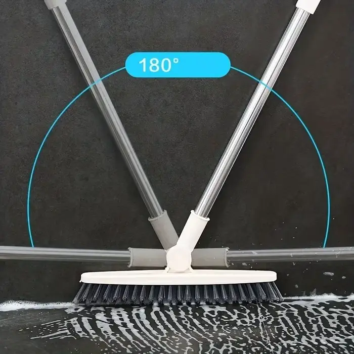 Brosse rotative robuste pour les coins et les interstices des murs