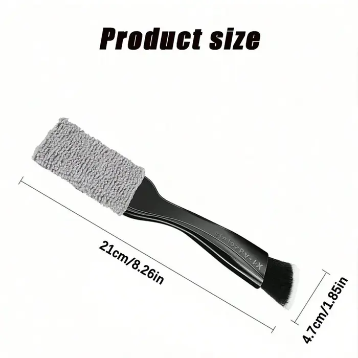 1 brosse de nettoyage intérieur de voiture, brosse de nettoyage de voiture multifonction brosse de dépoussiérage de sortie d'air de voiture, utilisée pour le nettoyage intérieur de voiture