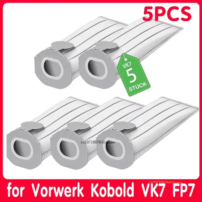 Sacs à poussière compatibles pour aspirateur Vorwerk Kobold VK7 FP7, sacs filtrants, filtres de Prot