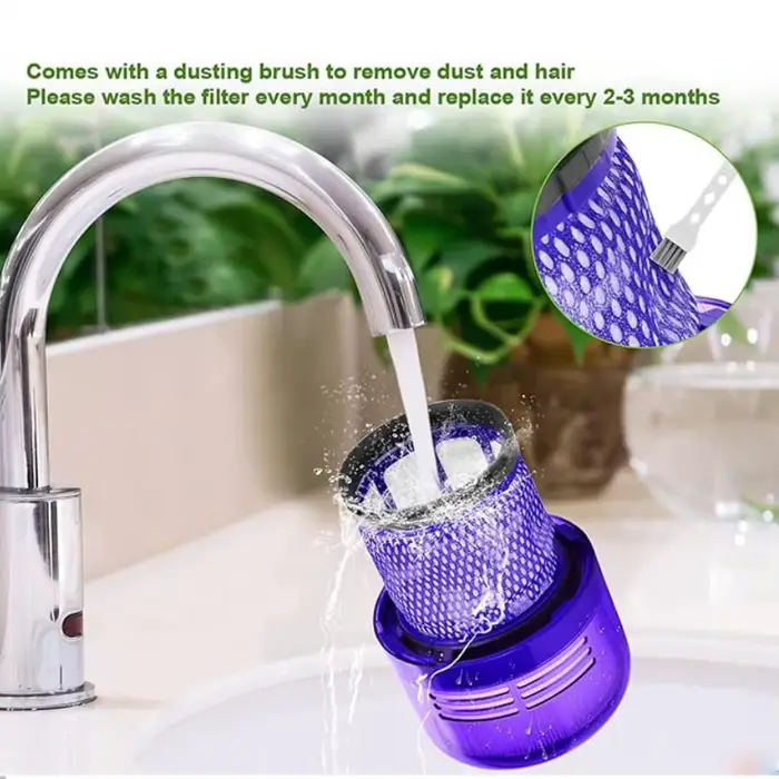 Poubelle de grande taille avec filtre HEPA pour aspirateur Dyson V11 V15 SV14 SV15 SV22