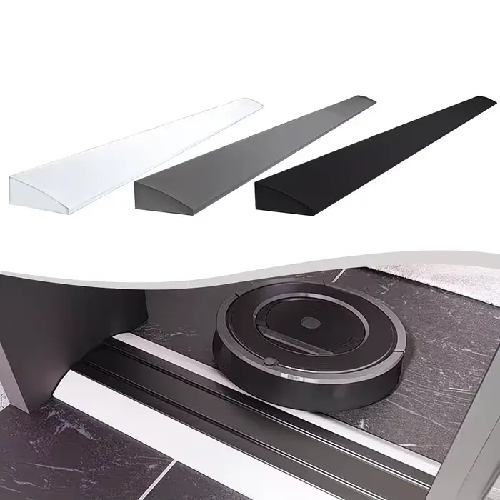 Bande de franchissement flexible en silicone pour robot aspirateur
