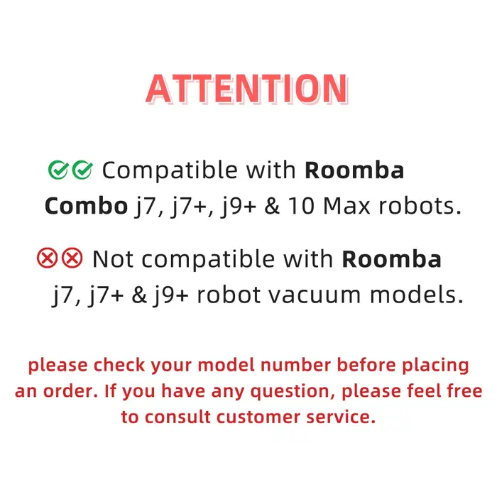 Accessoires pour aspirateur Robot iRobot Roomba Combo j7 +