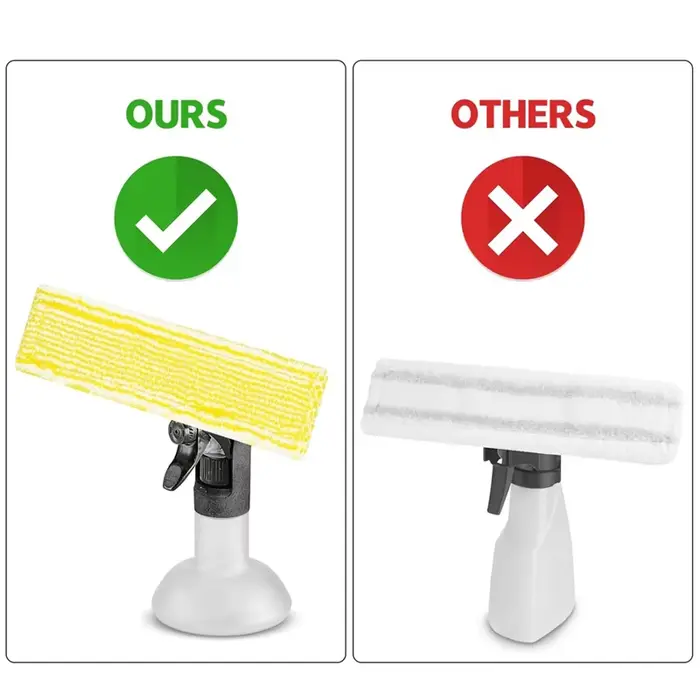 A21F-8 pièces de rechange pour vadrouille en microfibre pour nettoyeur de vitres Karcher WV2 WV5 WV6 Plus Premium (2.633-129.0)