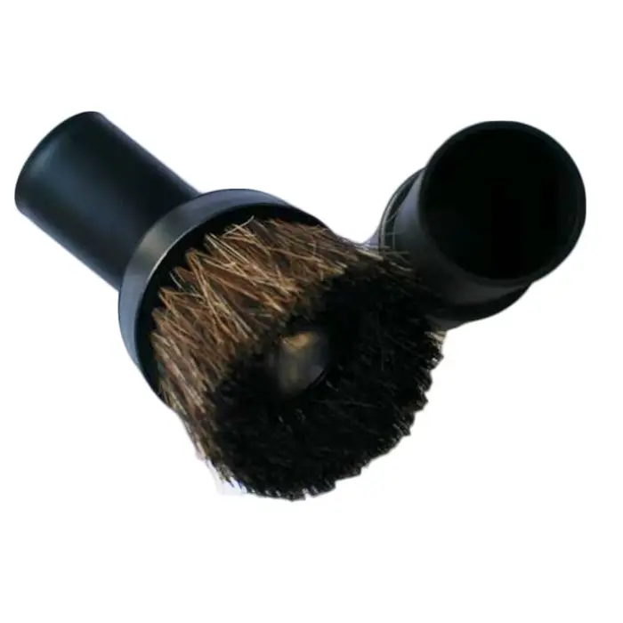Brosse ronde universelle en crin de cheval pour aspirateur