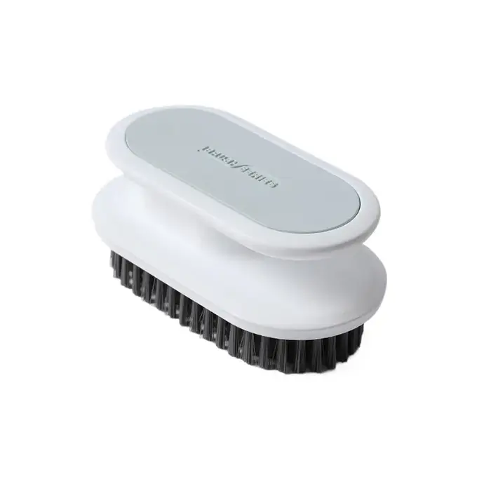 Brosse à récurer à poils souples, pour vêtements et chaussures, brosse de nettoyage Portable avec manche en plastique pour la maison
