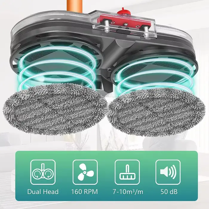 Brosse à tête de vadrouille électrique avec réservoir d'eau pour aspirateur Dyson V7 V8 V10 V11, acc