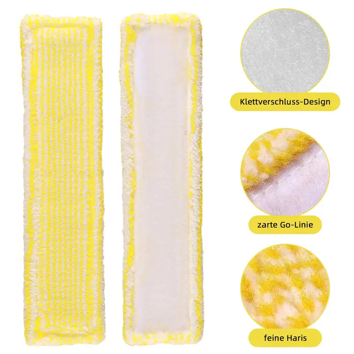 5 pièces de rechange lavables en microfibre pour nettoyeur de vitres Karcher WV2 WV5 WV6 Plus